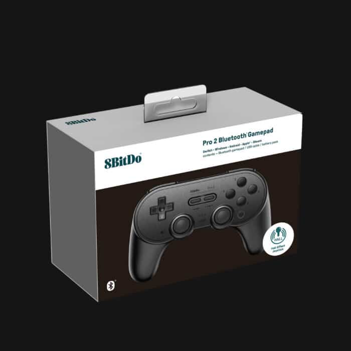 8BitDo Pro 2 Hall Effect Edition Controller Black (6) 8BitDo Pro 2 Hall Effect Edition Controller Black