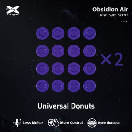 X-Raypad Obsidian Air Mouse Feets – Universal Donuts