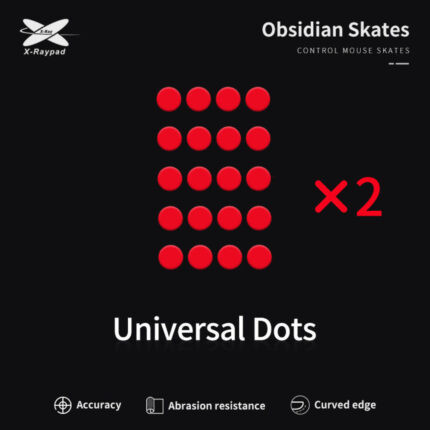 X-Raypad Obsidian Mouse Feets – Universal Dots