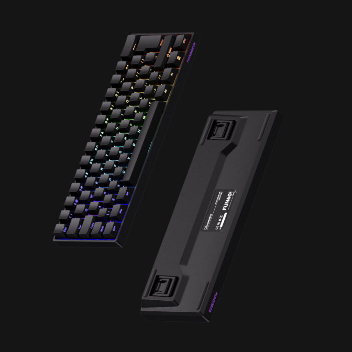 AKKO Monsgeek FUN60 PRO BLACK ISO (2) Akko MonsGeek FUN60 Pro ISO Magnetic Gaming Keyboard – 60%, Rapid Trigger, 8K: