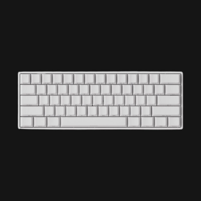 AKKO Monsgeek FUN60 PRO White ANSI (1) AKKO Monsgeek FUN60 PRO White ANSI Wired Magnetic Keyboard 8K ARGB HE 0.01mm