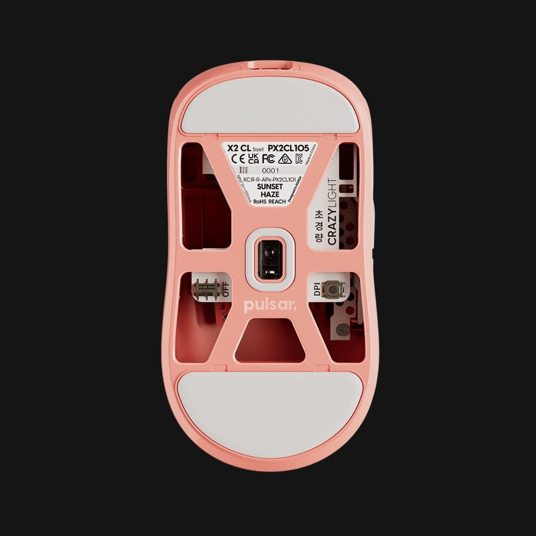 Pulsar X2 CRAZYLIGHT Wireless Gaming Mouse - Pink
