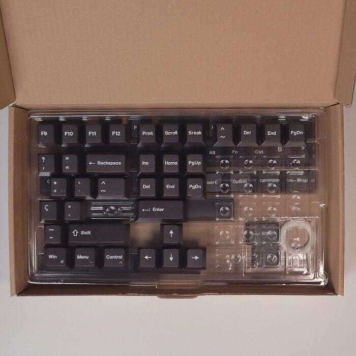 Custom Portuguese (ISO-PT) Keycap Set Black