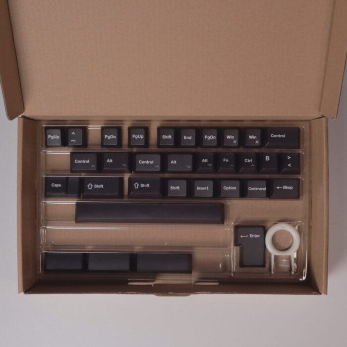 Custom Portuguese (ISO-PT) Keycap Set Black