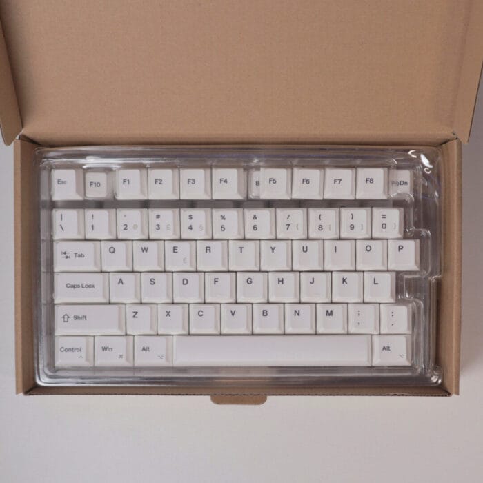 Custom Portuguese (ISO-PT) Keycap Set White