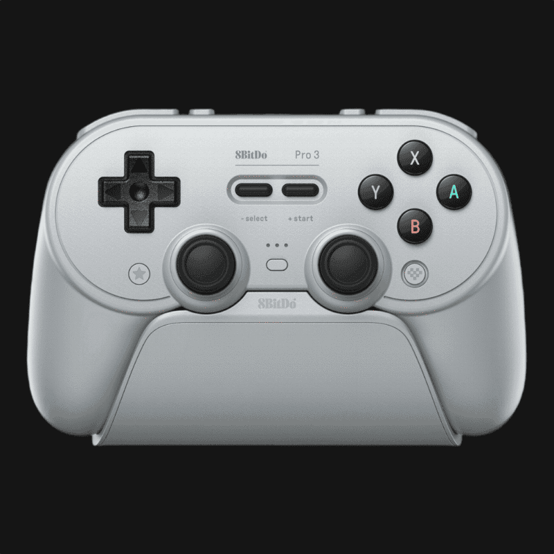 8BitDo Pro 3 Bluetooth Gamepad Cinza