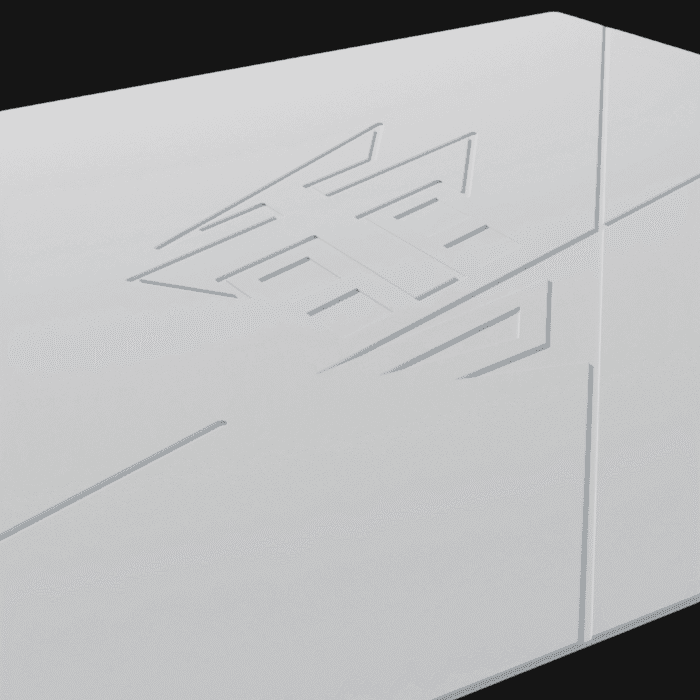 White anti-slip silicone base with Yuki Aim branding pattern.