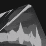 Macro shot of the Yuki Aim Monokuro coarse pique fabric texture designed for high friction control gaming.