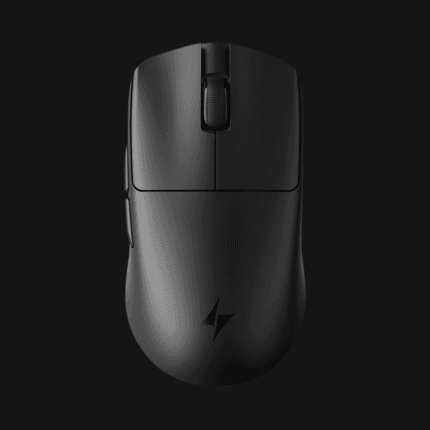 Vista superior do ATK Blazing Sky F1 V2 Ultimate (Rato Gaming Wireless 8K de 39g) com acabamento Nano Coating.