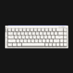 Top view of MCHOSE Ace 68 Turbo Aluminum Hall Effect Keyboard (Nova White) featuring 65% layout.