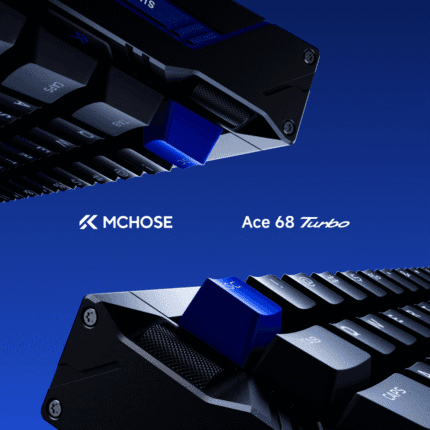 Side profile of the Cyber Black aluminum case showing the premium powder-coated finish.