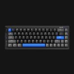 Top view of MCHOSE Ace 68 Turbo Aluminum Hall Effect Keyboard (Cyber Black) featuring 65% layout.