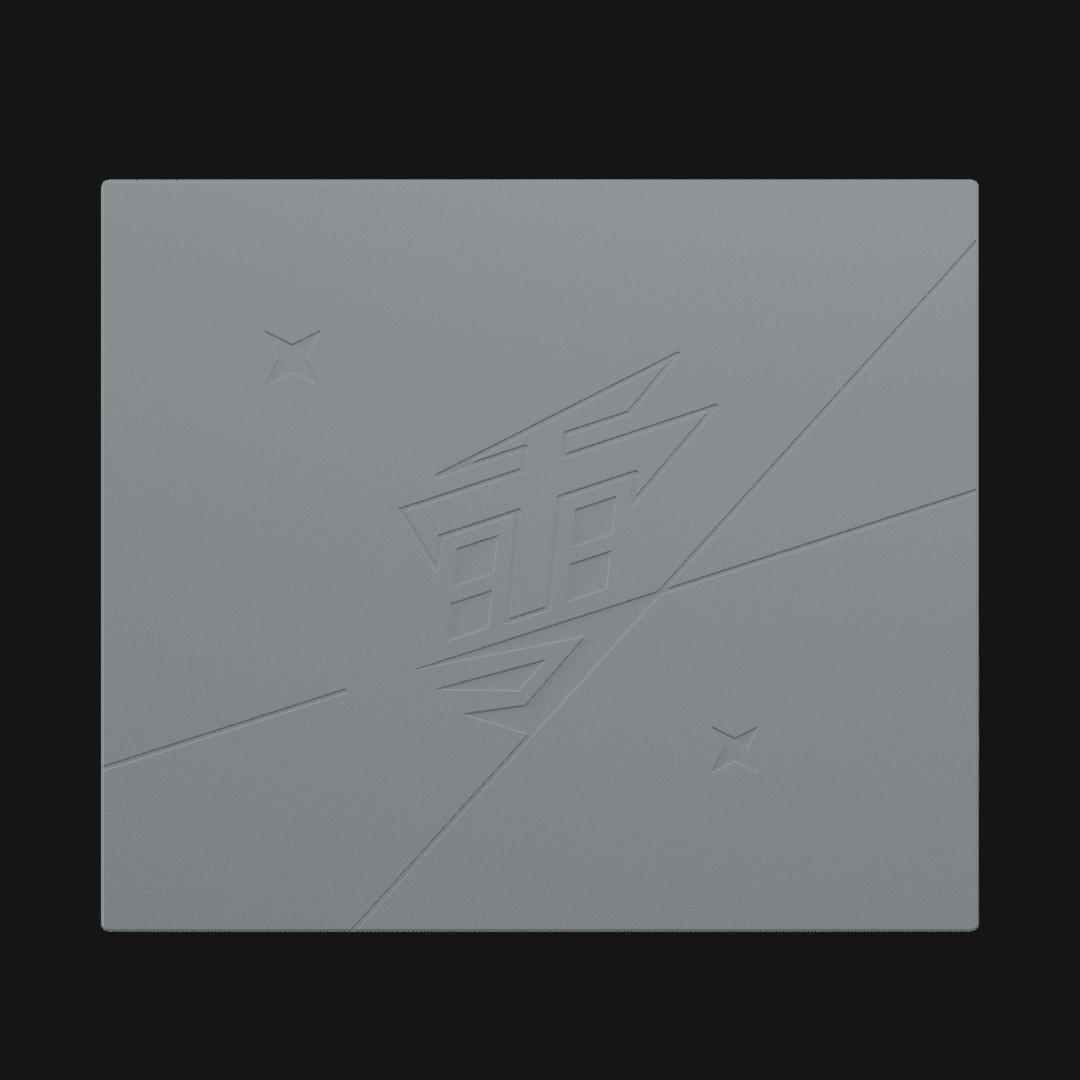 Yuki Aim Monokuro Glass Mousepad - Limited Edition - Image 6