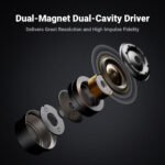 Fosi Audio IM4 – IEM Open-Back, Driver Beryllium 10mm, Nozzles Intercambiáveis