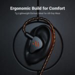 Fosi Audio IM4 – IEM Open-Back, Driver Beryllium 10mm, Nozzles Intercambiáveis