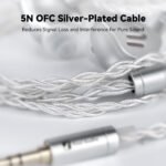 Fosi Audio IM4 – IEM Open-Back, Driver Beryllium 10mm, Nozzles Intercambiáveis