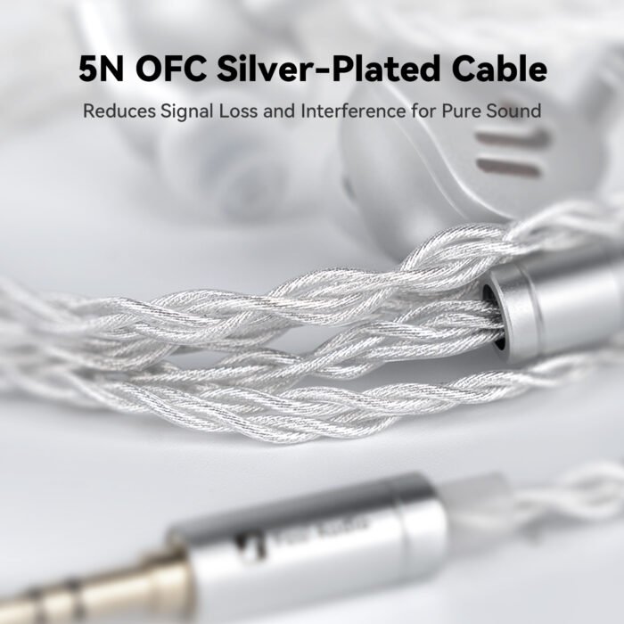 Fosi Audio IM4 – IEM Open-Back, Driver Beryllium 10mm, Nozzles Intercambiáveis