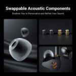 Fosi Audio IM4 – IEM Open-Back, Driver Beryllium 10mm, Nozzles Intercambiáveis