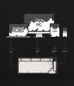 MonsGeek M1 V5 VIA – 75% ISO Aluminum Barebone Kit, Gasket Mount & 8000mAh - Image 5