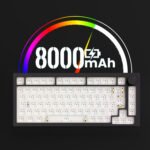 MonsGeek M1 V5 VIA – 75% ISO Aluminum Barebone Kit, Gasket Mount & 8000mAh - Image 3