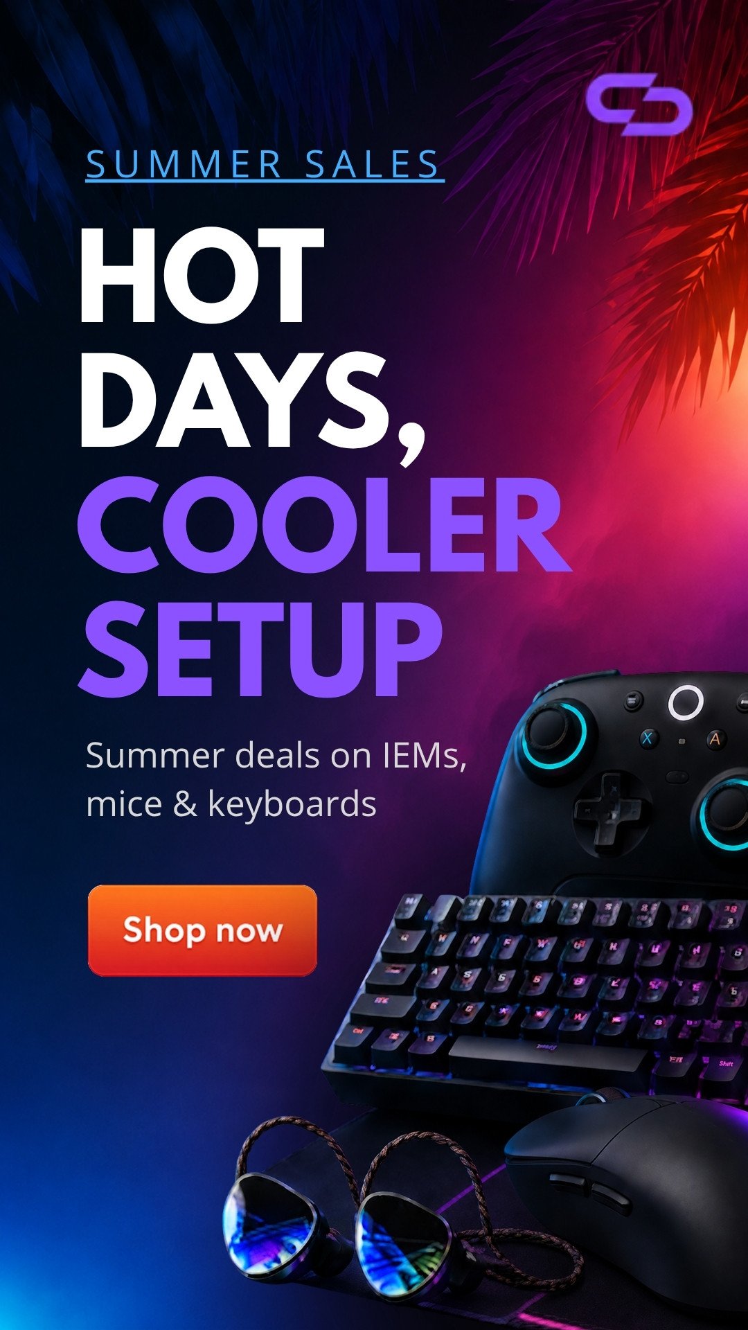 Summer Sales Mobile - deals on IEMs, mice & keyboards