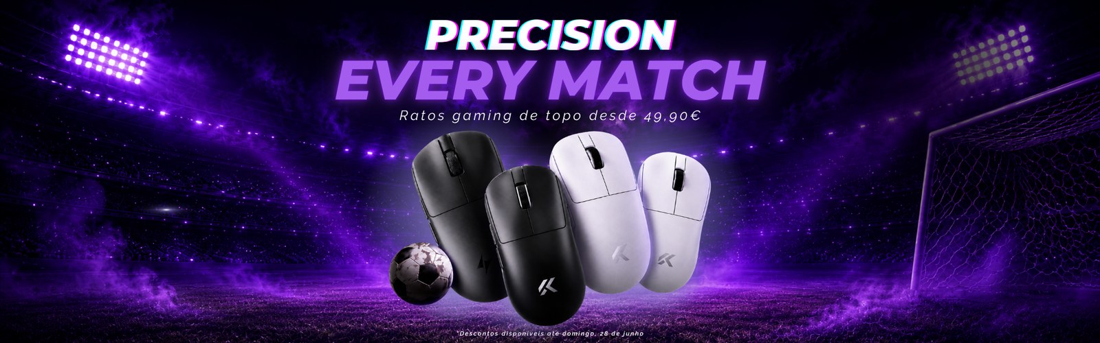 Banner descontos ratos gaming