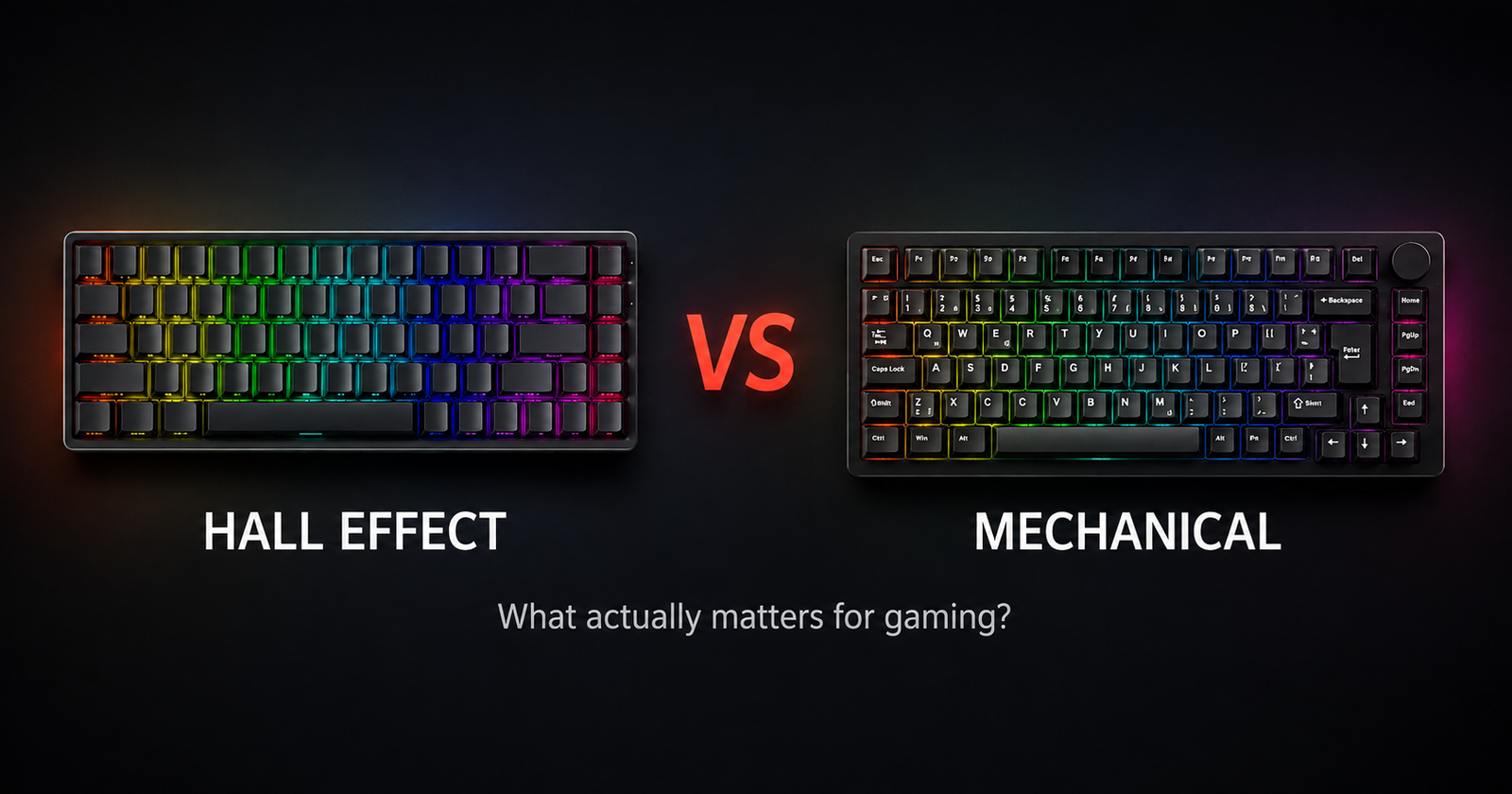 Hall Effect vs mechanical keyboard for gaming