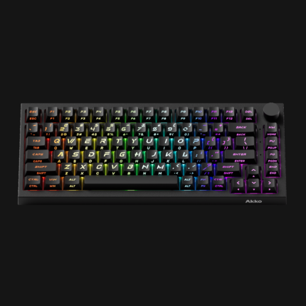 AKKO 5075 V5 HE Black Star Trail magnetic gaming keyboard with RGB
