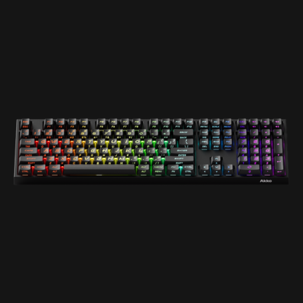Akko 5108 V5 HE Black Z Caps, full size wireless magnetic keyboard: RGB lighting