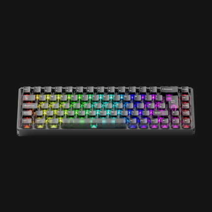 Akko MOD68 HE ISO-UK Black Transparent, 65% wireless magnetic keyboard: RGB lighting