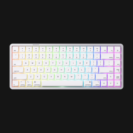 AKKO Air 01 Cloud White low-profile mechanical keyboard with RGB