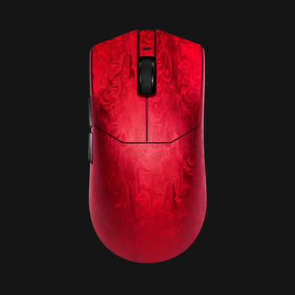 VXE Dragonfly X3 Pro Metallic Red – Rato Gaming Sem Fios em vista superior