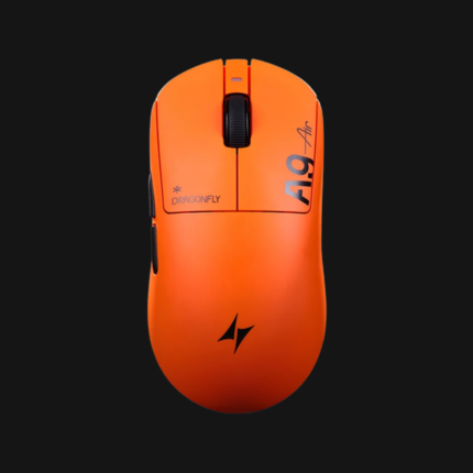 ATK Dragonfly A9 Air Ultimate+ Orange – Rato Gaming Sem Fios 8K