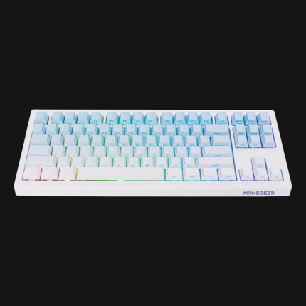 MONSGEEK FUN87 HE-ST Blue Gradient magnetic gaming keyboard